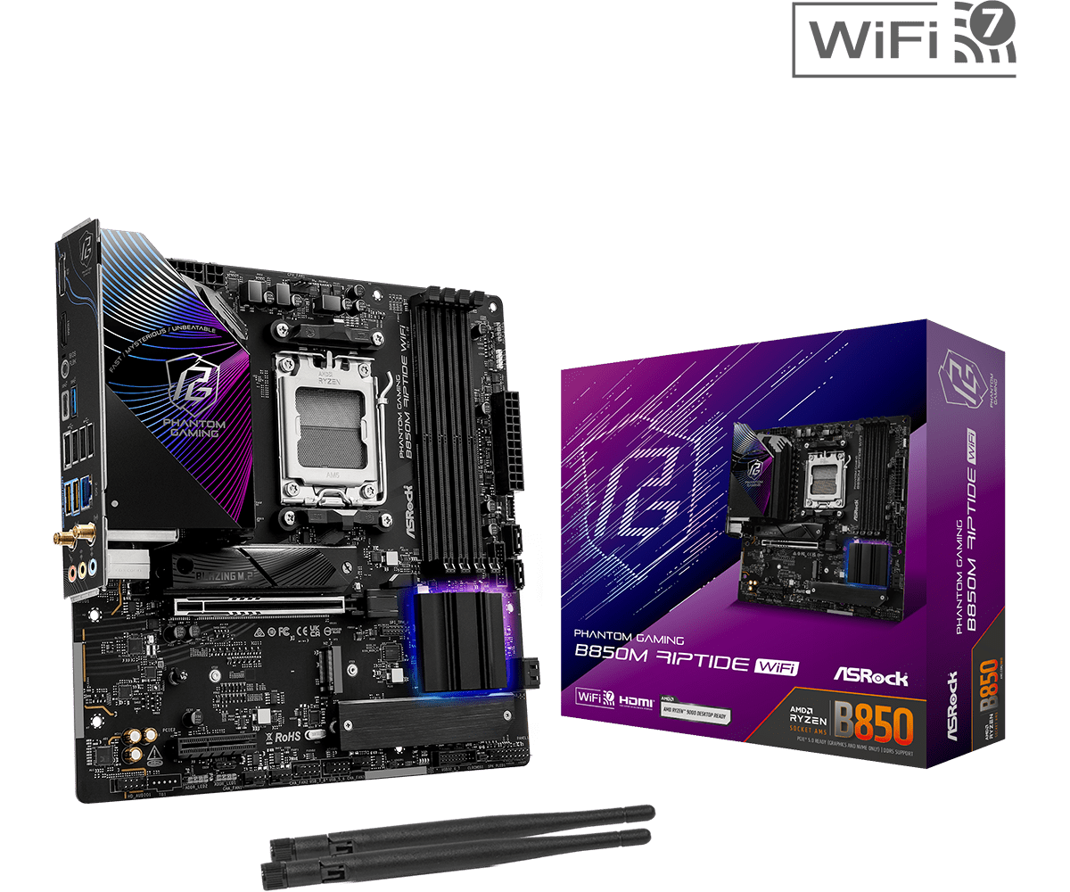 ASROCK B850M Riptide WiFi 新型Mi - X870E Atx Motherboard のレビューと価格