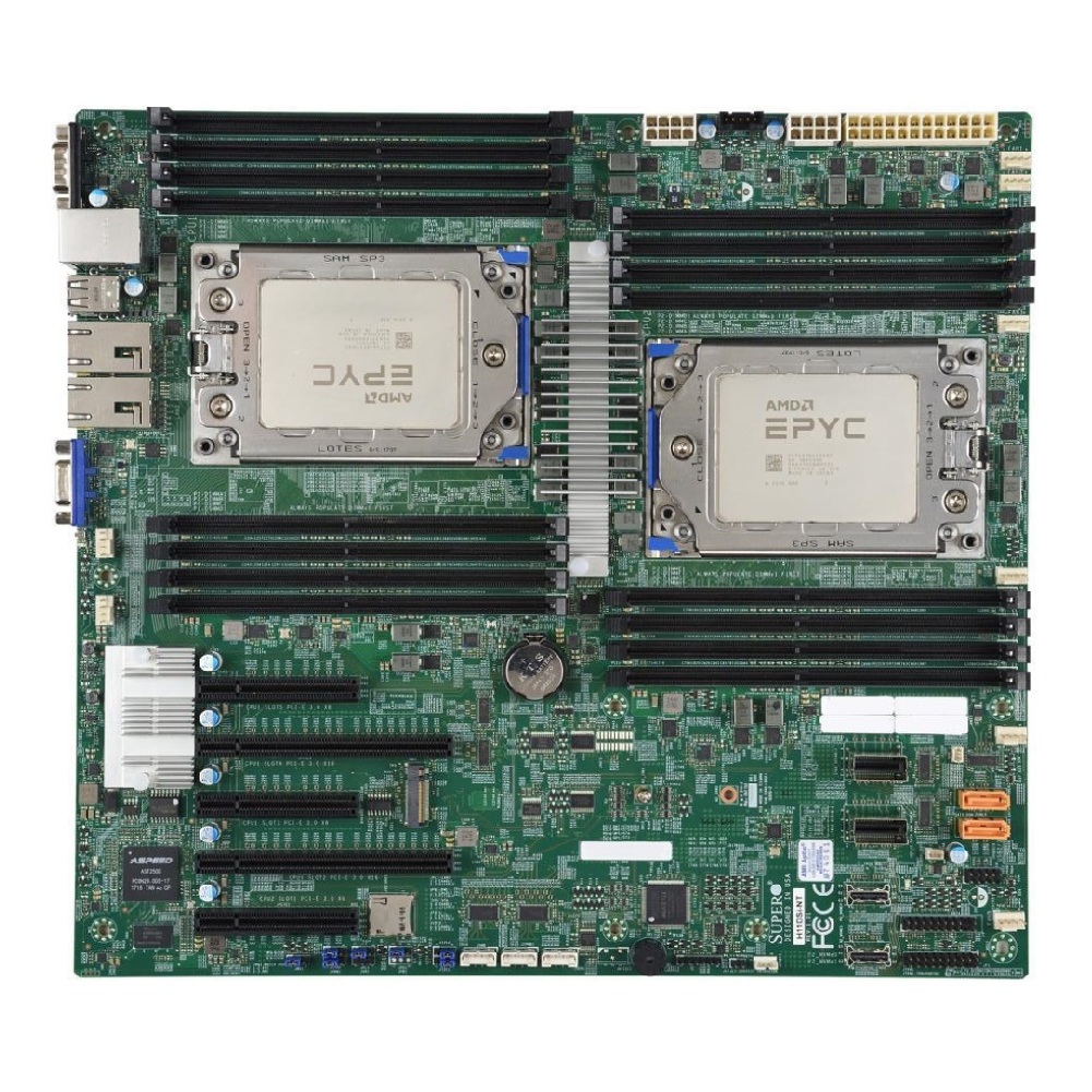 コンボ ボックス Supermic H11DSi-NT マザ - Dual Socket Sp3 Epyc Motherboard のレビューと価格