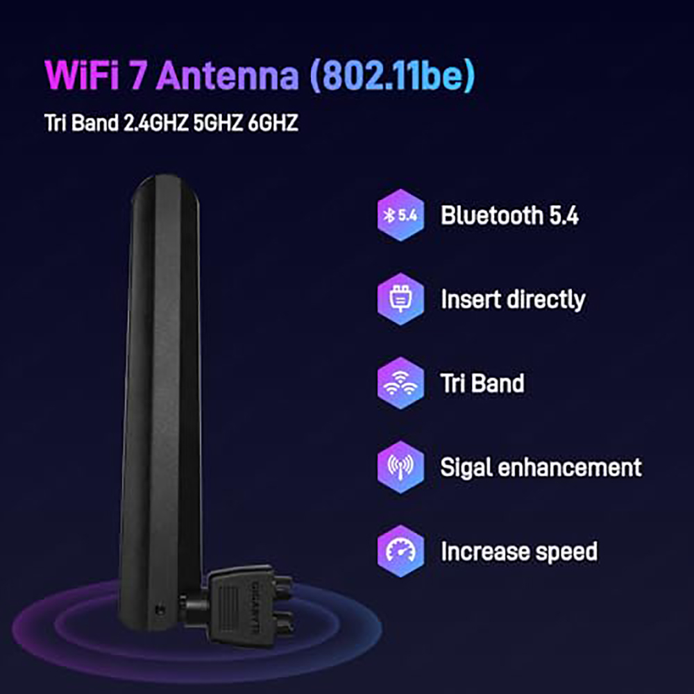 EZ-Plug WIFI 7 アンテナ ギガバイトマザーボー - Z890 Wi-Fi 7 Motherboard のレビューと価格