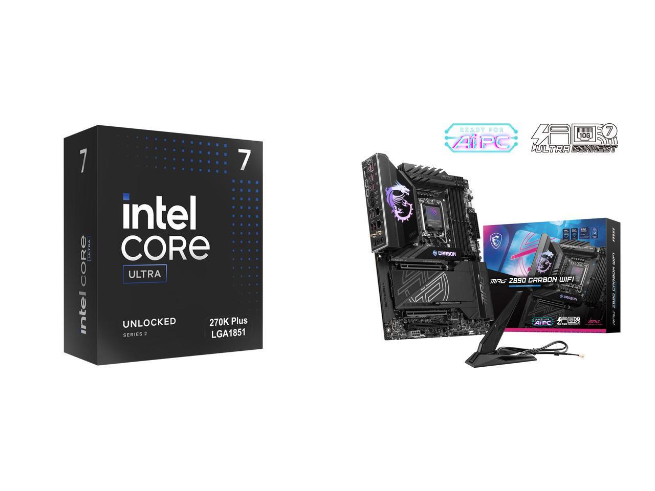 CPUマザーボードコンボ - インテル BX80768270 - Z890 Wi-Fi 7 Motherboard のレビューと価格